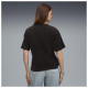 Puma Γυναικεία κοντομάνικη μπλούζα Essentials Elevated Relaxed Velour Rib Tee